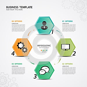 Infographic Templates for Business Vector Illustration, banner, chart, timeline, diagram, graph, slide vector