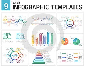 9 Infographic Templates photo