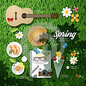 Infographic travel planning a spring vacation