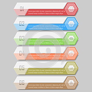 Infographic vector illustration. can be used for workflow layout, diagram, number options, web desig