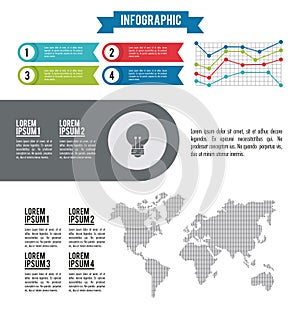 Infographic whole world