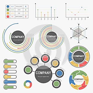 Infographics Abstract Classic Rank For Business - Vector