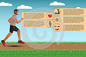 Infographics For Advantages Of Running And Jogging.