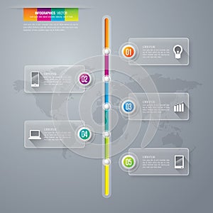 Infographics design template.