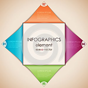 Infographics diamond