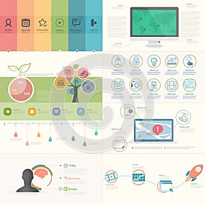 Infographics elements