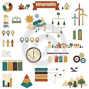 Infographics elements