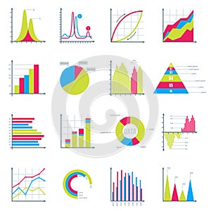 Infographics Elements in Modern Flat Business