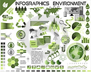 Infographics Environment Ecology EPS10