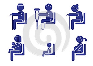 Infographics. Norms of behavior in public transport