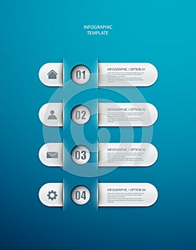 Infographics options layout