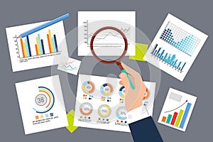 Infographics and Schemes Researching Analysis