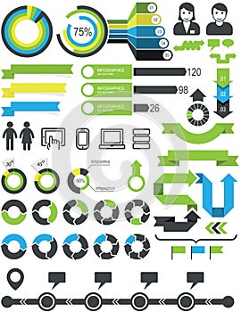 Infographics and statistic elements