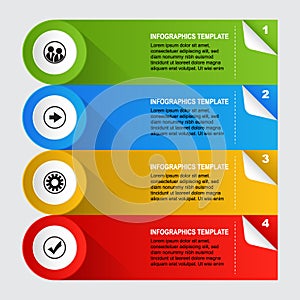 Infographics template design
