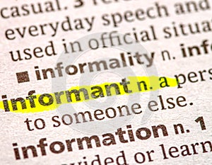 Informant