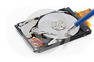 Information backup and erasing