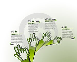 Information banner design element