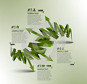 Information banner design element