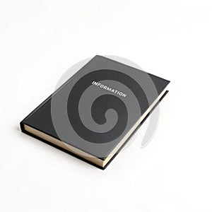 Information book isolated on white background