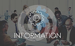 Information Business Action Analysis Development Concept