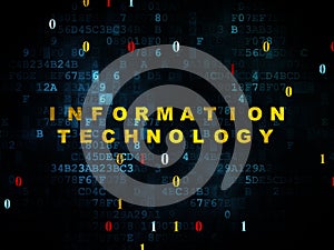 Information concept: Information Technology on