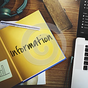 Information Data Details Word Concept