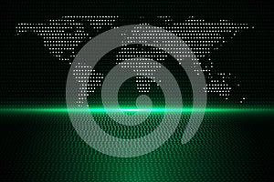 Information and global data concept