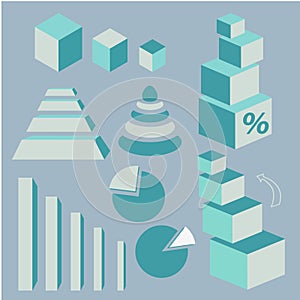 Information graphical Business icons
