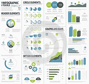 Information graphics to visualize corporate data infographics