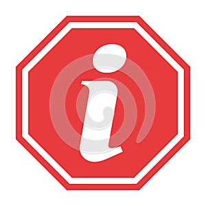 Information help icon,  helpdesk info bubble desk. Vector sing isolated on white background