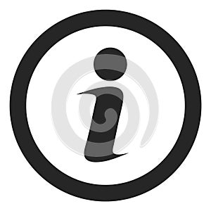 Information icon. Inform service symbol. Knowledge sign photo
