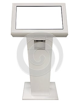 Information kiosk with clipping path