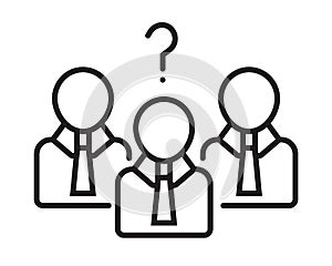 Information line icon vector. Info and help desk. Guidness, Reading Guide, 24 hours helper, technical support chat