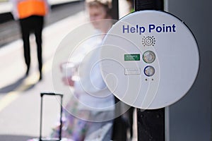 Information point of assistance for passengers