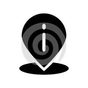 information Point Pin icon. Trendy information Point Pin logo co