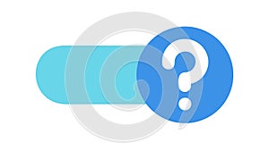 Information Question Mark Icon for Support and Help, vector design Generative AI