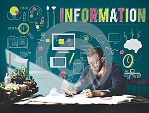Information Research Imagination Facts Concept