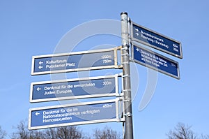 Information sign berlin