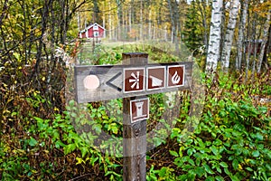 Information sign post