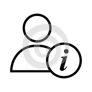 Information symbol icon vector design template