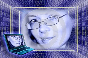 Information technology concept