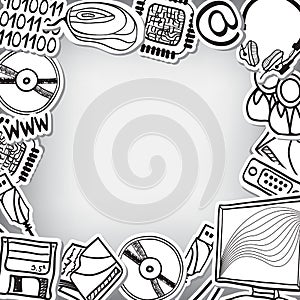 Information technology devices - frame background