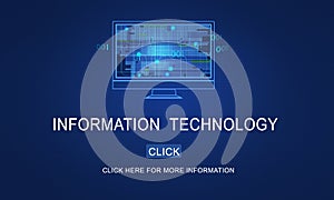 Information Technology Digital Data Electronic Concept