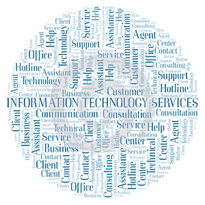 Information Technology Services word cloud.