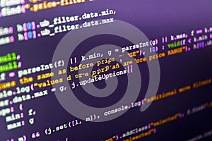 Information technology website coding