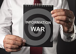 Information war, warfare text. IW in policy concept
