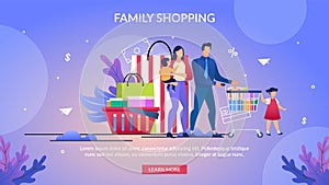Informational Poster Written Family Shopping.