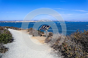 Informational Sign on Bayside Trail at Cabrillo National Monument photo