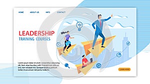 Informative Banner Leadership Training Courses. photo