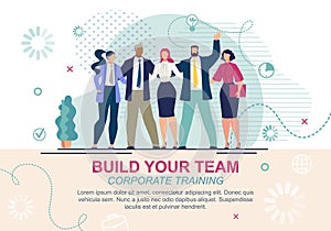 Informative Banner it Written Build Your Team. photo